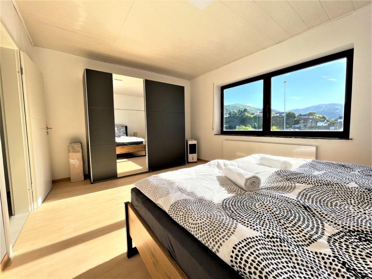 Traumaussicht Kamin Balkon Burgblick 65 Zoll Tv Netflix Sky Joyn Lindenplatz Apartment Bullay Ngoại thất bức ảnh